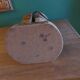 Vintage cork lamp from the 60s, 70's