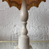1970s alabaster column lamp