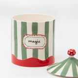 Ceramic earthenware box