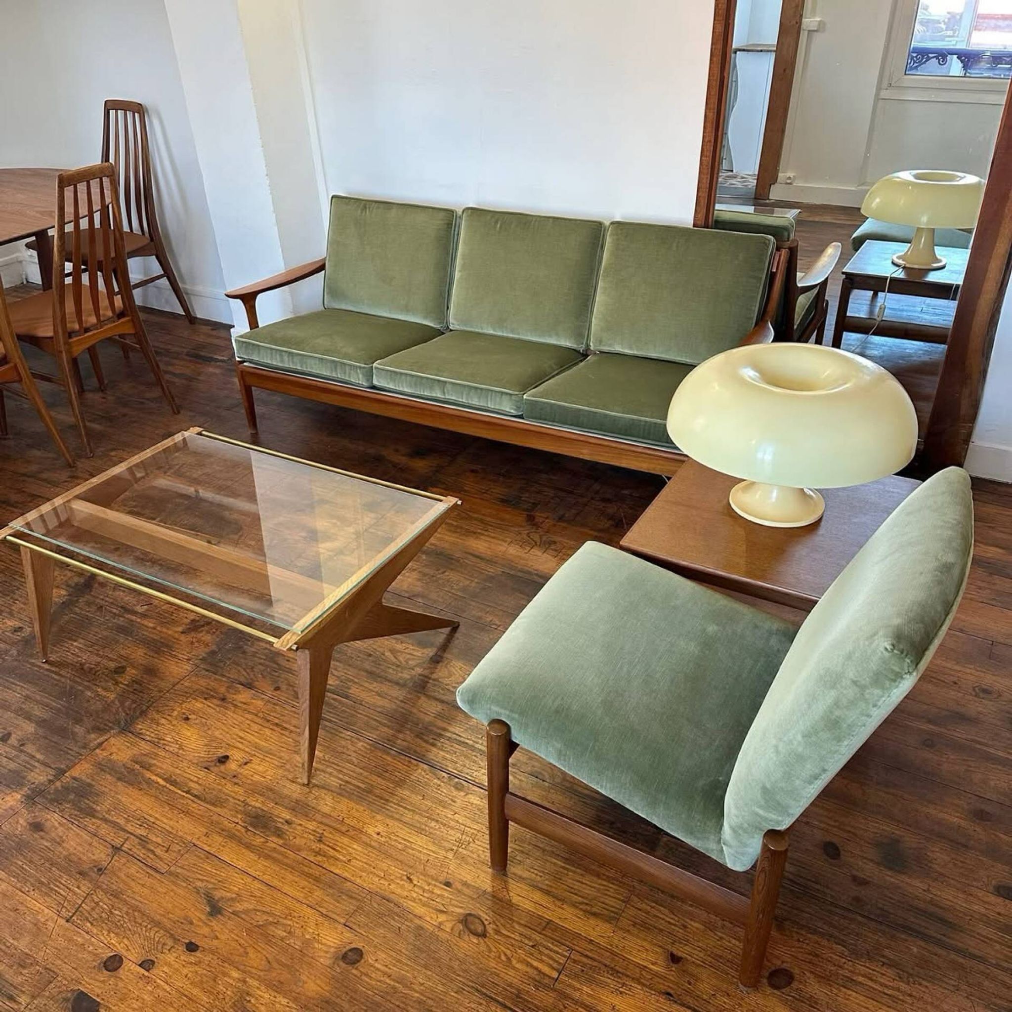 Ensemble canapés scandinaves, 1960