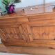 Low buffet in cherry wood.