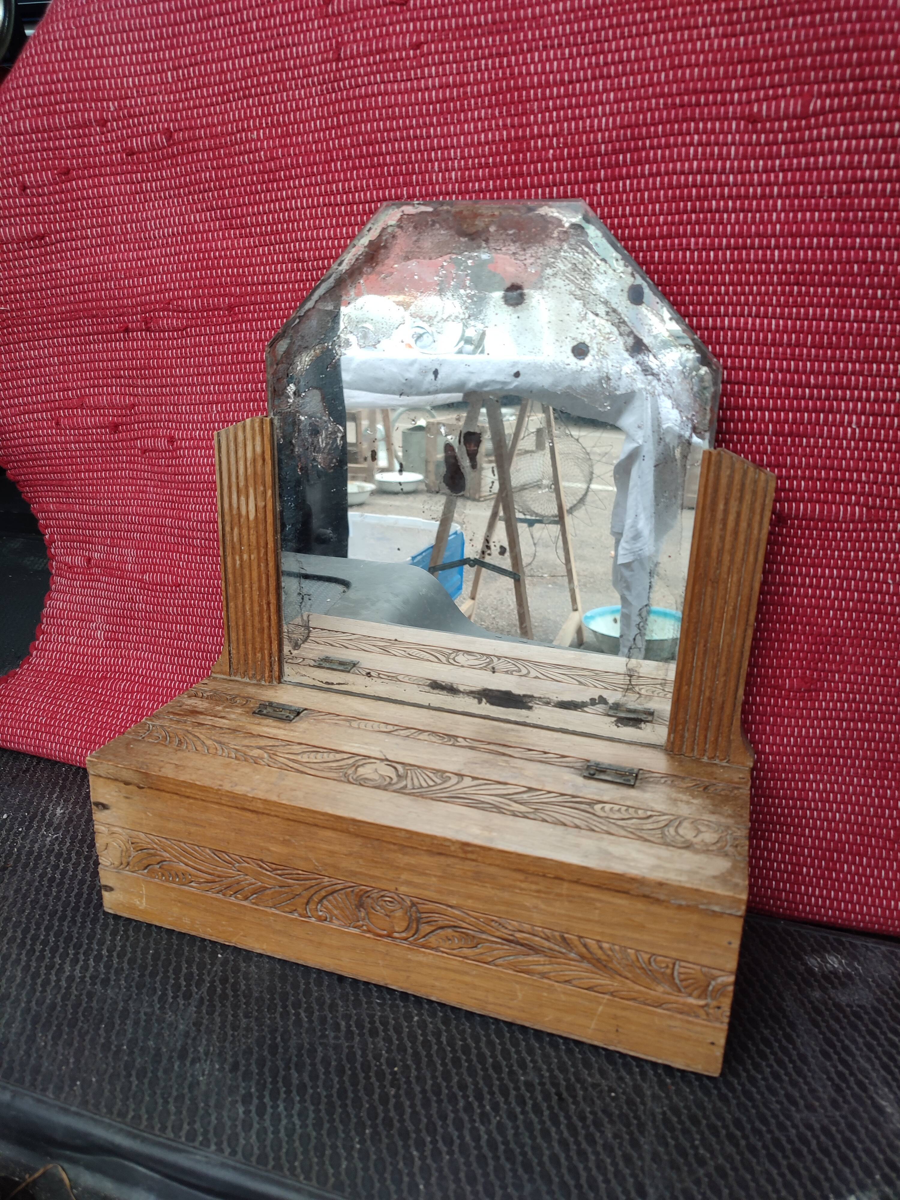 Miroir vide poches 33x36cm