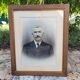 Framed portrait of a man.