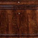 Small Secretary in Burl Mahogany Veneer, Restoration Period – Early 19th Century