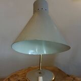 Gray metal diabolo lamp, 1950