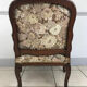 Louis XV vintage cabriolet armchair "à la Reine", 18th century