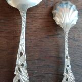 Set of 2 Hildesheimer Rose Silver Spoons