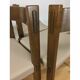4 chaises brutalistes 1960