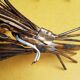 Pair of "wheat ear" gold metal sconces