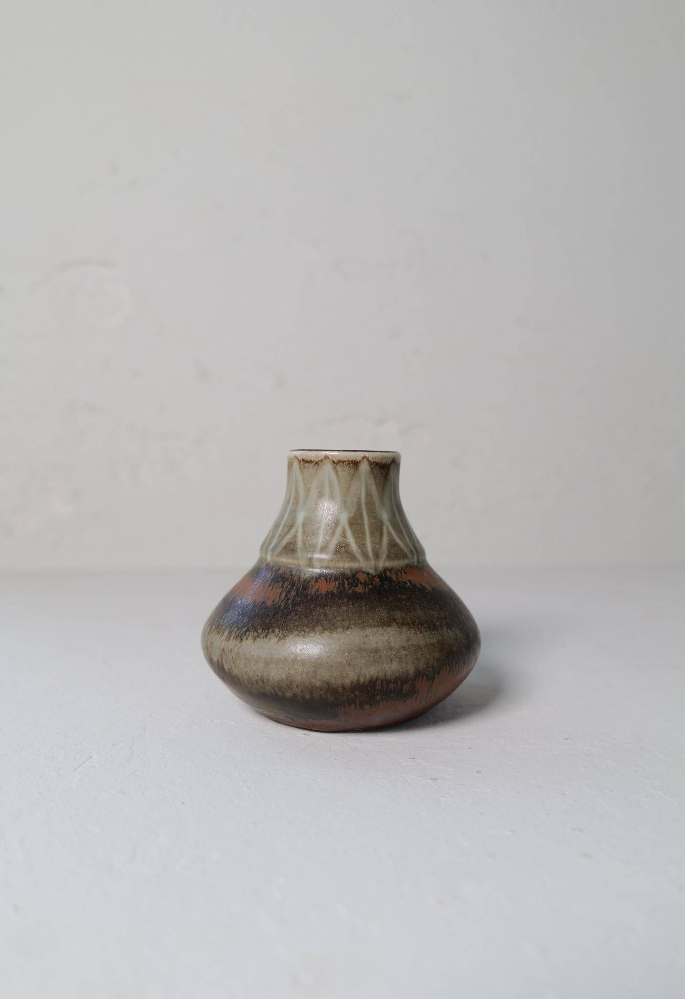 Collection of unique ceramic vases by Carl Harry Stålhane Rörstrand Sweden, 1950