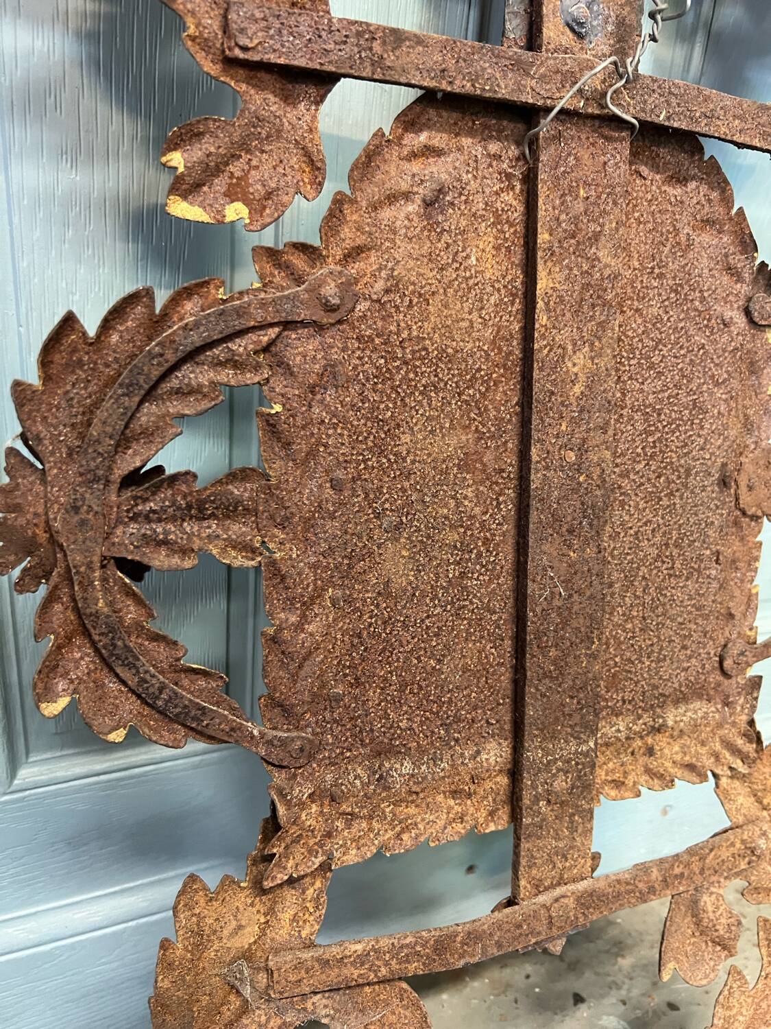 18th century Italian metal mirror