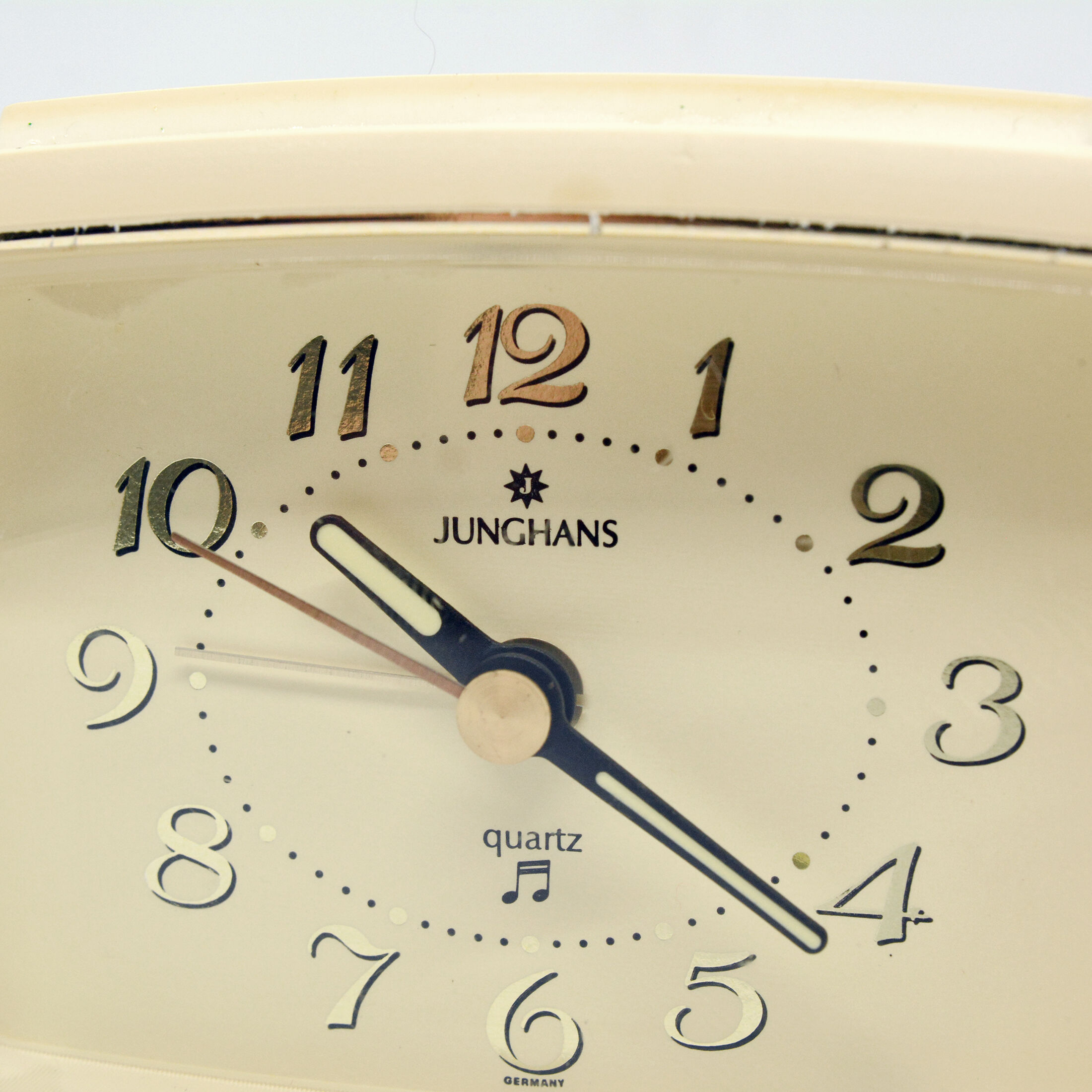 1980s Junghans modernist alarm clock, Germany