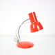 Lampe de table rouge Napako, années 1970
