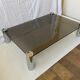 Glass coffee table