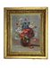 Oil on canvas still life bouquet signed Delaure 20th century
