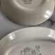 Small vintage ceramic dishes Salins France