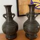 Pair of antique bronze vases - Asia -