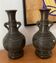 Pair of antique bronze vases - Asia -