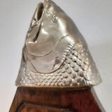 Vintage wood fish tray