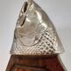 Plateau poisson bois vintage