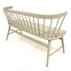 Scandinavian bench "Florida" in beech, Wigells brothers, Sweden, 1950