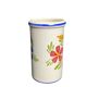 Malicorne, polychrome earthenware cooling vase, 20th century