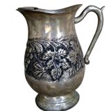 Pitcher with grapes