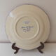 Plate of Breton earthenware of regional art KG France Quimper