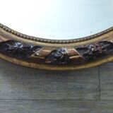Miroir ovale Napoléon III 68x86cm