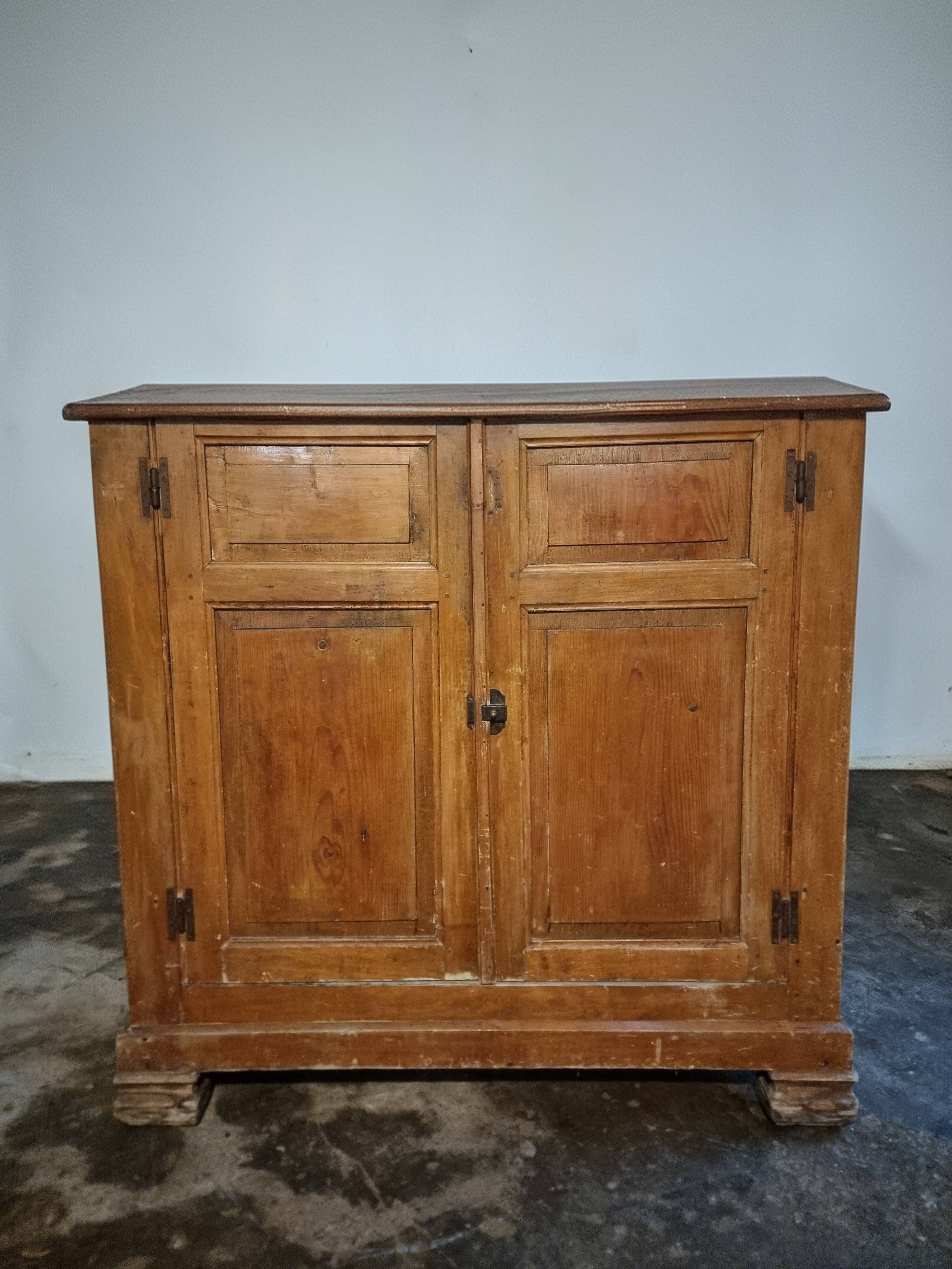 Vintage French workshop cabinet, circa 1920–1940