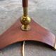 Vintage stand lamp / floor lamp with teak base
