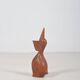 Danish teak pelican statue, 1960s