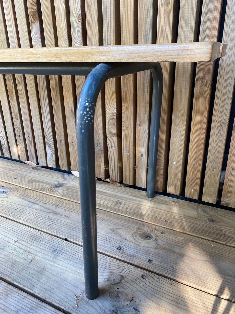 Vintage school bench