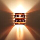 Wall lamp by Verner Shou for Coronell Elektro, Denmark, 70s.