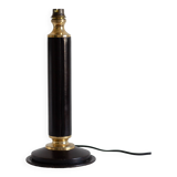 Leather lamp base, Le Tanneur (attr.), France, 1950s/1960s