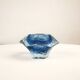 Sculptural submerged glass ashtray by Gianfranco Mandruzzato Murano