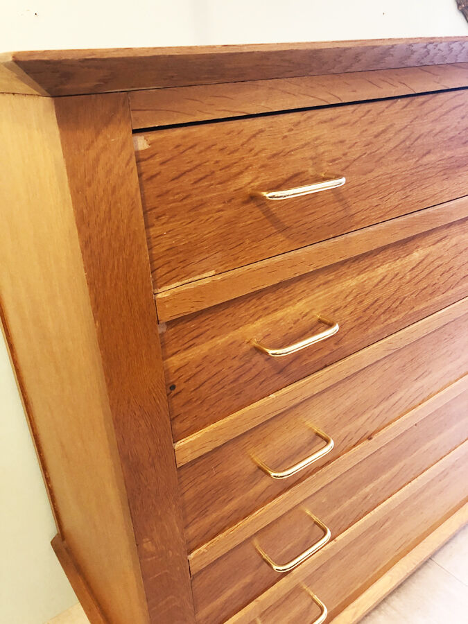 Commode vintage pieds compas 1960