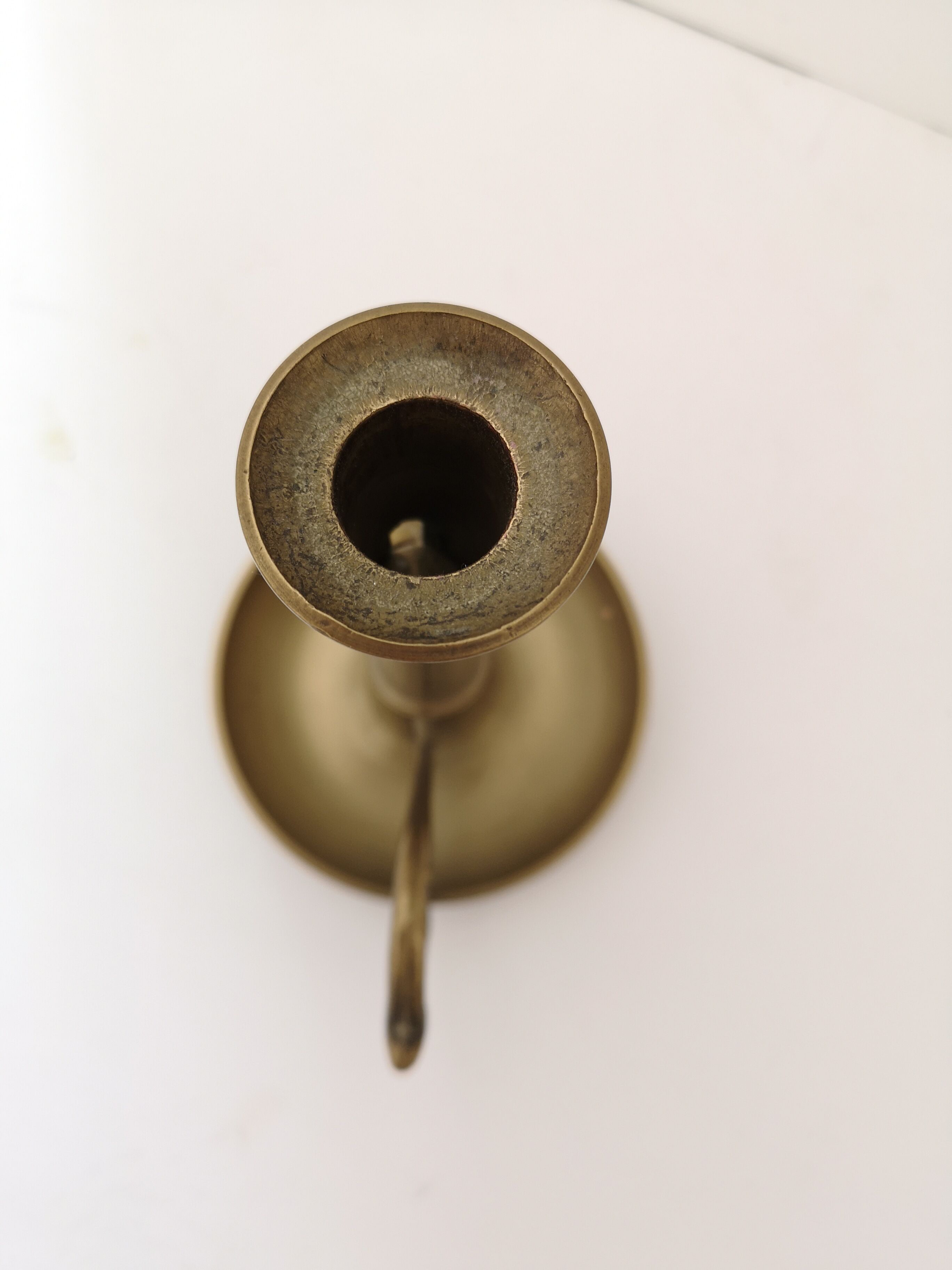 Vintage brass candlestick