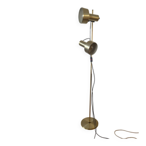 Lampadaire à double - laiton