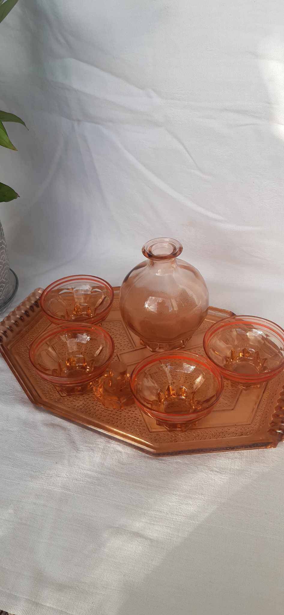 Service à Liqueur Art Déco de De Rupel, Belgique, 1938