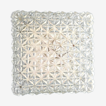 Chisled glass ceiling light