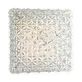 Plafonnier en verre ciselé