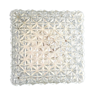 Chisled glass ceiling light