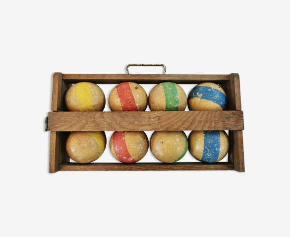 Jeu de boules en bois