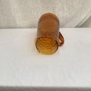 Carafe pitcher in vintage amber glass dimension: height -26cm- low diameter -13cm