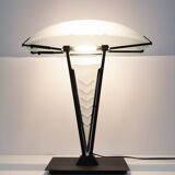 Post Modern Italian Murano Glass Mushroom Table Lamp, 1980s