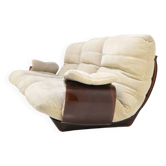 Canapé 3 places Marsala Ligne Roset tissu beige clair