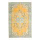 1970s Vintage Turkish Hand-Knotted Wool Cotton Brown Area Rug 176x274
