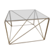 Mid century isocele side table designed by Max Sauze, French Architectural Coffee table