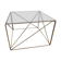 Mid century isocele side table designed by Max Sauze, French Architectural Coffee table